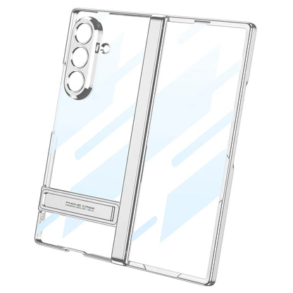 Clear Kickstand Armor Case with Hinge Protection