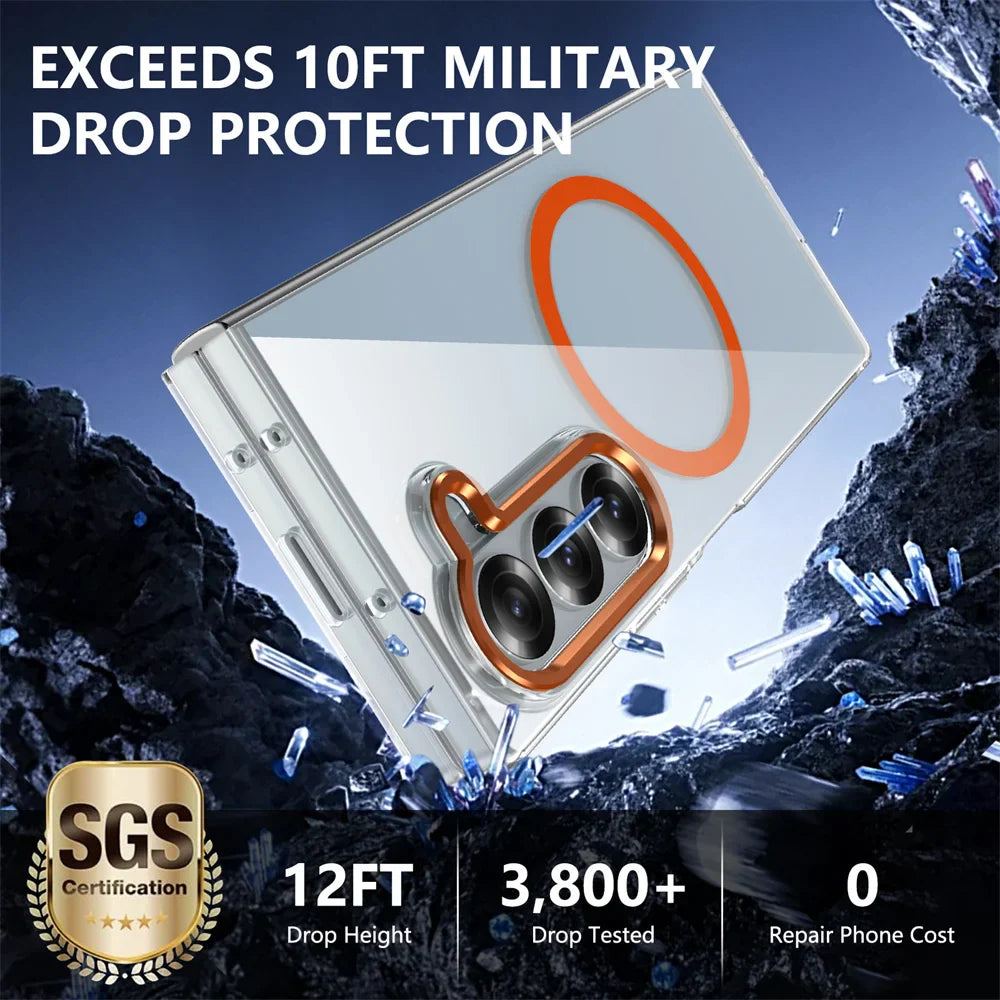 Clear Magnetic Case with Ring