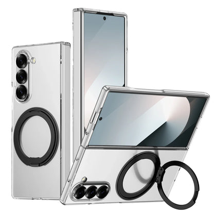 Clear Case with 360° Rotating Kickstand