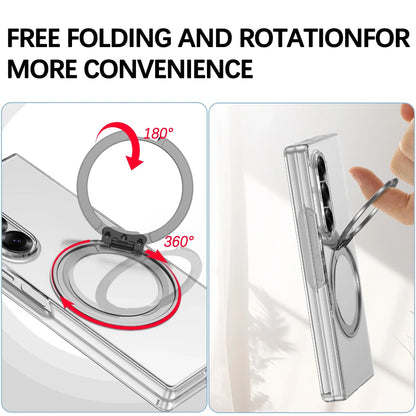 Clear Case with 360° Rotating Kickstand